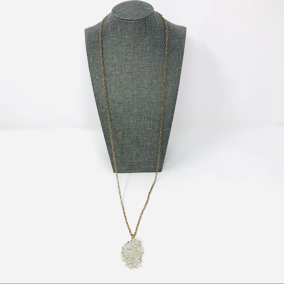 Cookie Lee Jewelry Cookie Lee Statement Necklace With Glass Nuggets